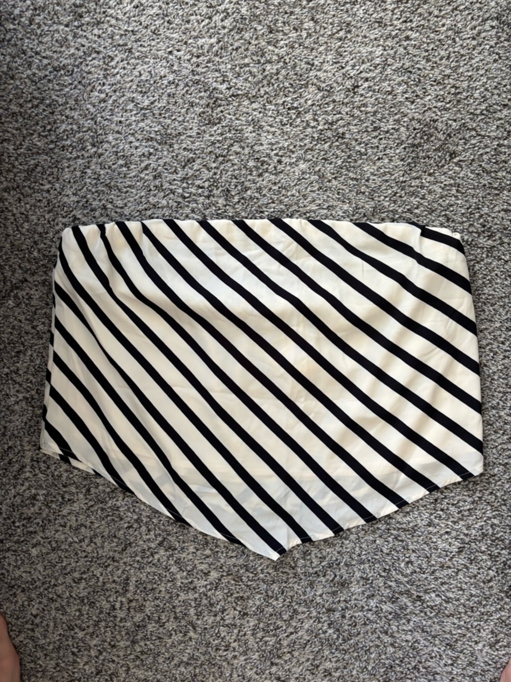 Abercrombie Strapless Silk Top